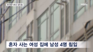 혼자 사는 여성 집 침입해 강도질…4인조 강도 덜미