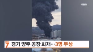 경기 양주 공장 화재…3명 경상·17명 대피
