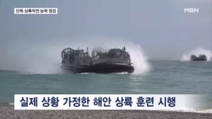 '중동행' 31해병원정대 없이 상륙훈련 시행…독자 작전능력 점검
