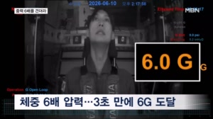 단 3초 만에 중력의 6배 압력…조종사를 향한 극한의 훈련