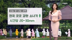 [날씨] 내일 새벽까지 곳곳 소나기…다시 30도 안팎 낮더위