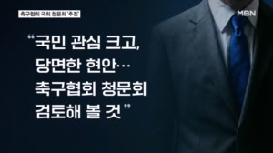 문체위, 축구협회 청문회 추진 가닥…홍명보·정몽규 부를 듯