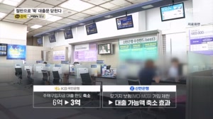 가계대출 '껑충' 깜짝 놀란 은행들, 집 살 때 대출 3억으로 줄인다