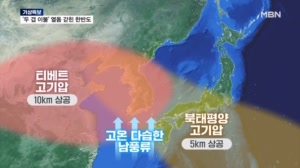 '쌍고기압' 열돔에 갇힌 한반도…고온다습 남풍까지 설상가상