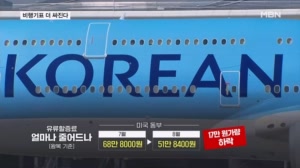 "비행기표 부담 덜었네" 유류할증료 '뚝' 미국 왕복 17만 원 줄어