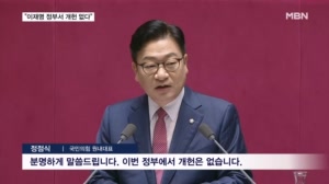 정점식 "국정과제 1호 대통령 죄 지우기, 개헌 없다"…민주 "극우 유튜버 선동"