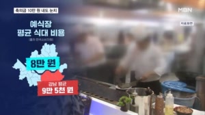 서울 예식장 식대 8만 원…축의금 10만 원 내고 밥 먹으면 '민폐'