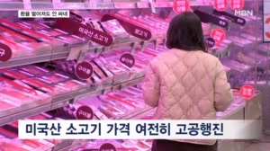 환율 1320원 코앞까지 낮아졌는데…여전히 비싼 미국산 소고기