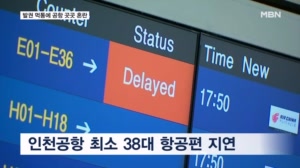 시스템 장애로 중단된 발권 업무…항공편 38대 줄지연