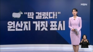 [굿모닝경제] 호주산 염소탕을 국내산으로, 딱 걸렸다 / 문자 사기 3건 중 1건은 '금융 거래 사칭' / 상반기 위조지폐 41장 발견