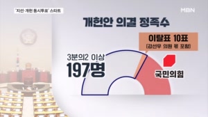 '지방선거·개헌 동시투표' 급물살…국힘 이탈표 10명 나와야