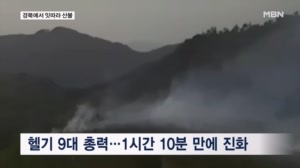 경북에서 잇따라 산불…익산서는 주택 불로 50대 숨져