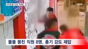 브라질 강도 역제압 '당황'…마을 집어삼킨 인도 코끼리