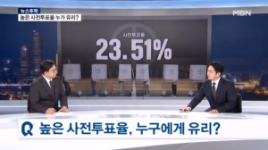 [뉴스추적] 높은 사전투표율 누구에게 유리?…여야 모두 "우리가 유리"
