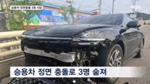 인천 고가도로 승용차 2대 정면충돌로 3명 사망…고속도로 사고도