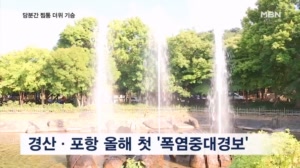 경산·포항 첫 폭염중대경보…영덕 36.7도, 전국이 찜통