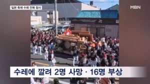 일본 축제 수레 넘어져 2명 사망…영국 호랑이 참변