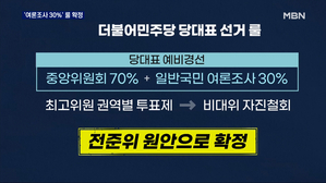 민주, '여론조사30%' 전대룰 확정…친이재명계 판정승?