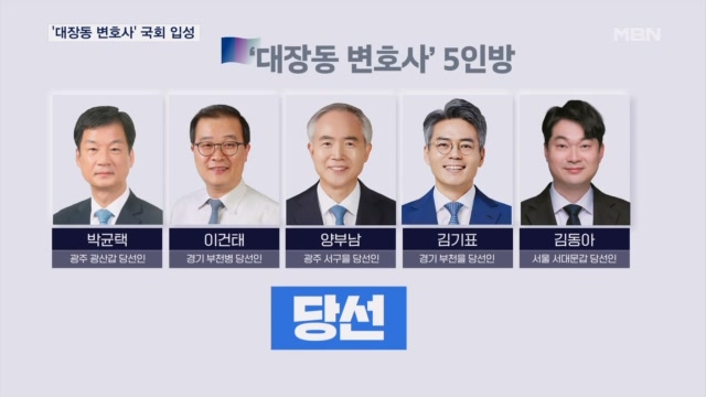 [4·10 총선] 대장동 변호인단 국회 입성…김준혁·양문석도 당선