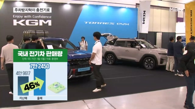 주차방지턱이 충전기로…'전기차 보급률 50%' 시동