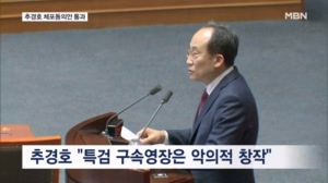 추경호 체포동의안 국회 통과…다음 달 초 영장 심사