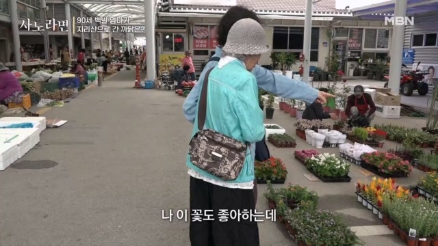 모처럼 시장 구경, 소녀처럼 설레는 모녀