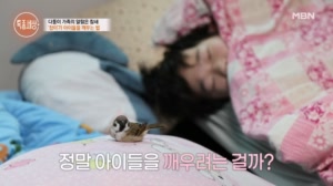 “참이야, 오빠 깨워” 우리집 다섯째, 애교만점 막내는..