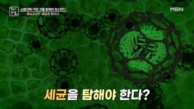 장수하려면, 세균을 탐하라!