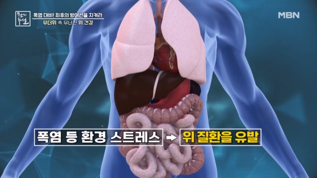 무더위 속 무너진 위 건강