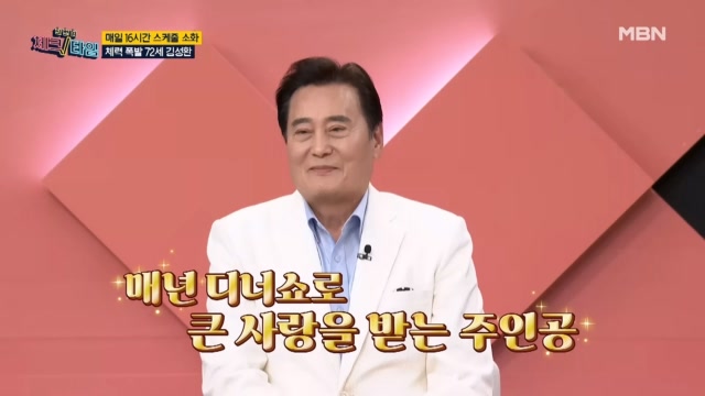 중년의 아이돌, 데뷔 55년 차 가수&배우 김성환이 체크타임에 떴다!!
