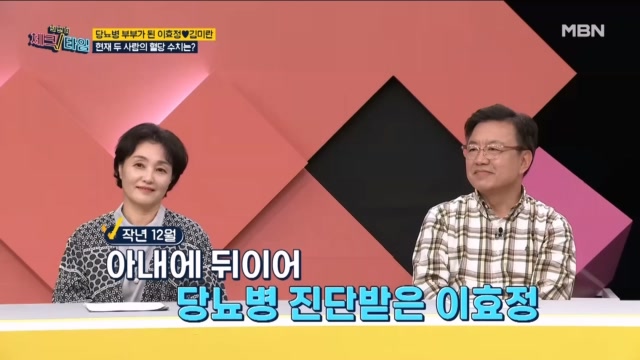 44년 차 배우 이효정♥김미란 부부가 체크타임을 찾아온 이유는??