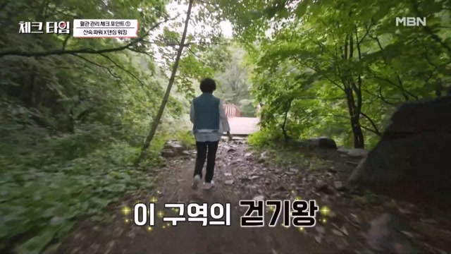 이 구역의 걷기 왕은 나야 나! 산속 파워워킹으로 혈관 건강 챙기기