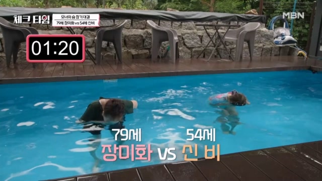 79세 장미화 vs 54세 신비 모녀의 숨 참기 대결! 폐활량 승자는??