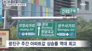 "집값 얘기 못 하겠네"…한강벨트 역대급 뛰고 금관구 제자리
