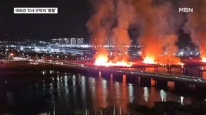 태화강 억새 군락지 '활활'…가드레일 뚫고 추락 사망