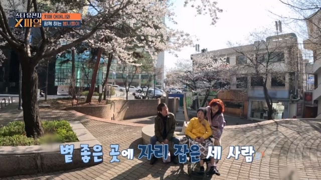 치매 어머니와 함께 나선 야외 봄나들이~!! 기념사진도 찰칵★
