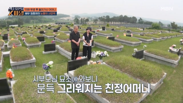 치매 가족력 보유한 원종례 부부 치매로 돌아가신 시부모님 산소에 방문하다